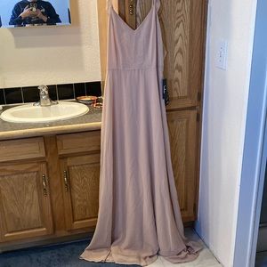 Lulus cream gown